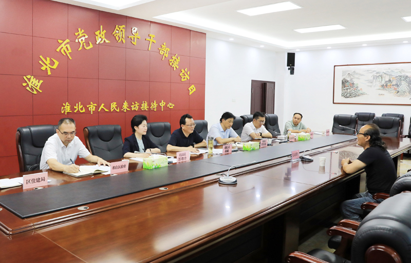 蒋曦在开门接访时强调 强化法治思维 解决群众急难愁盼