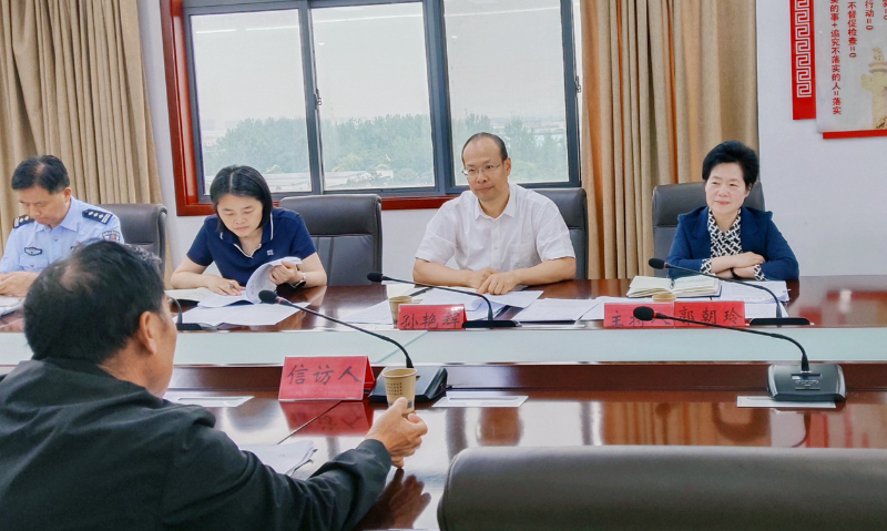 市委副书记孙艳辉赴濉溪县开发区带案下访