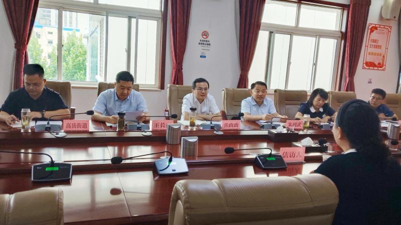 市政府副市长张政政赴信访工作联系点杜集区高岳街道带案下访